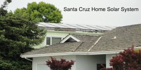 solar panels on roof in california